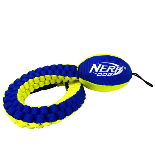 Durable Nylon Braided Chain Tug Dog Toy Waterproof Tough Chewing and Pulling Ideal Home Park Beach Play