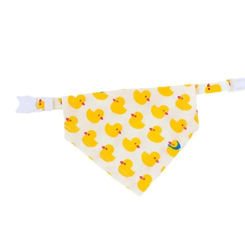 Fruit Printting Bandanas For Dog Small Cat Triangle Adjustable Scarf Dog Puppy Bandanas Pet Dog Soft Grooming Accessories