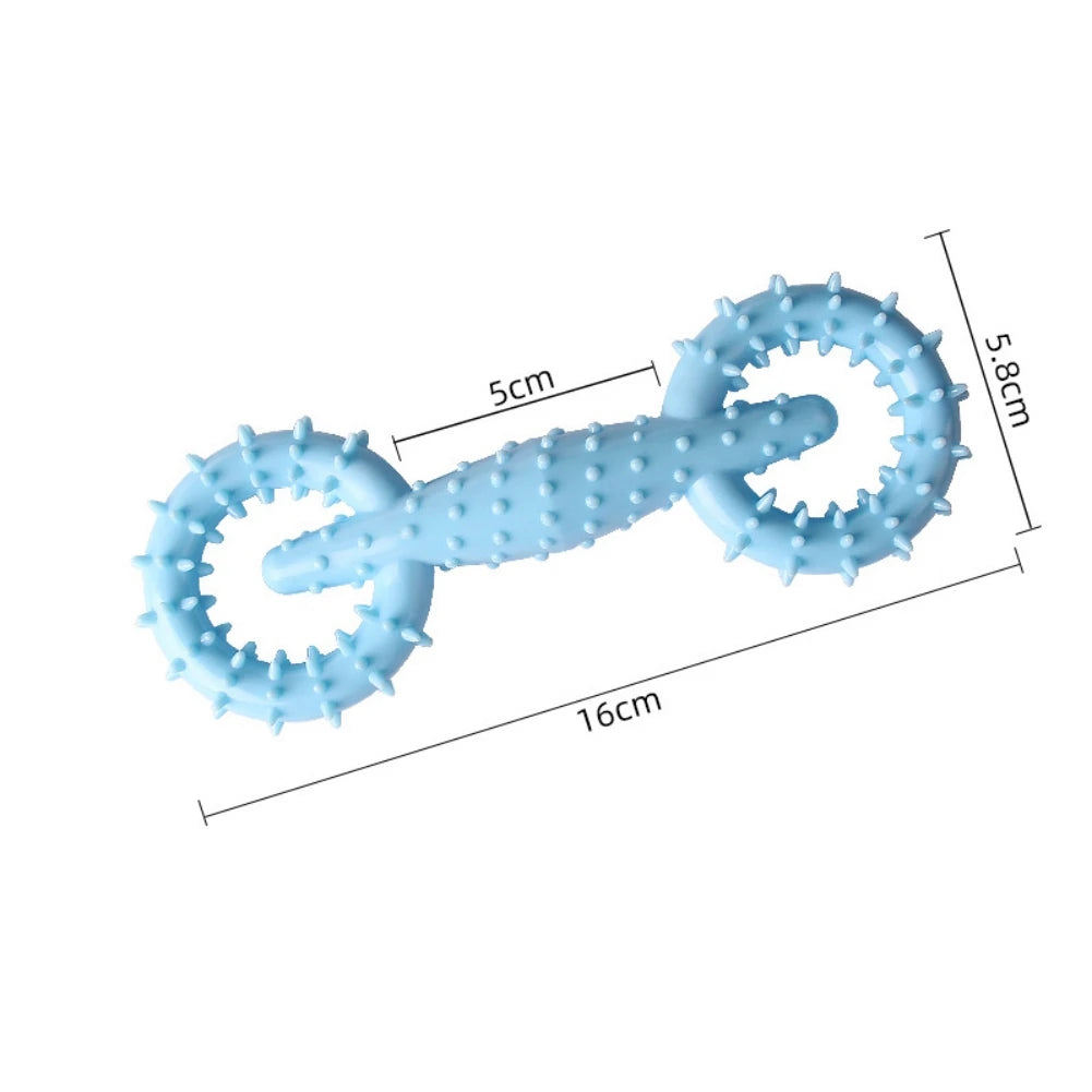 TPR Pet Dog Molar Toys for Cleaning Tooth Teeth Cleaning Pet Chewing Toys Rubber Bite-resistance Teeth Grinding Chewing Toy