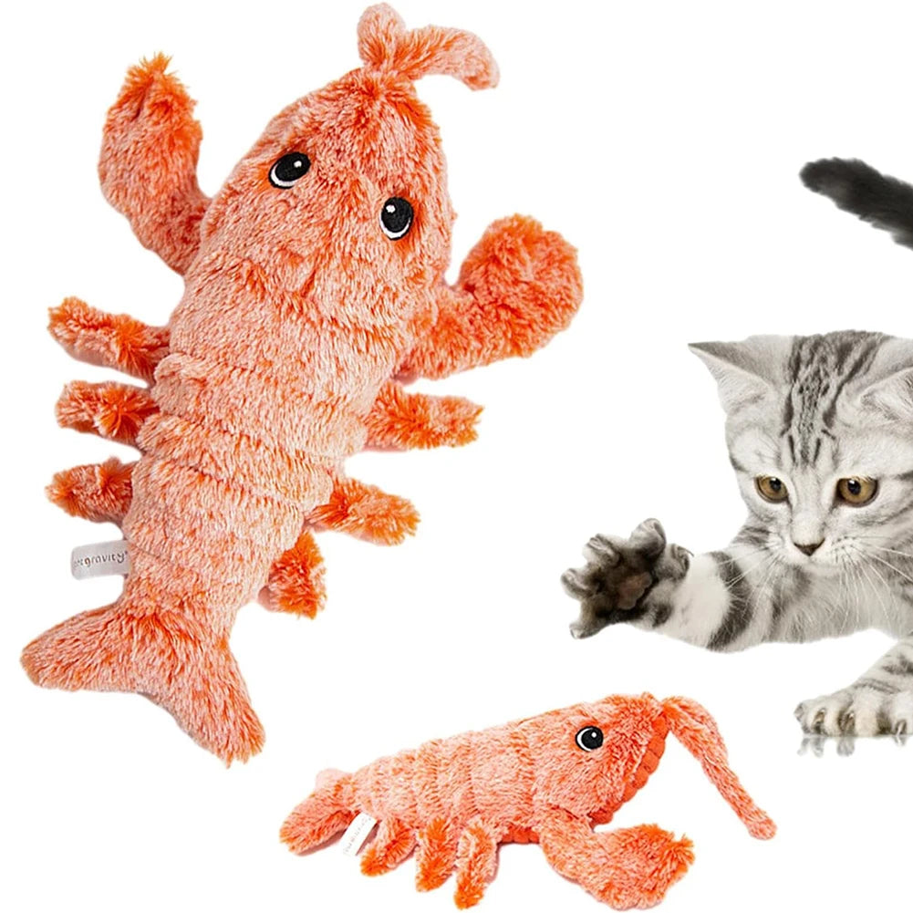 Moving Puppy Chew Toys Floppy Lobster Interactive Dog Toy Interactive Dog Toys To Keep Them Busy for Medium Dogs Teething